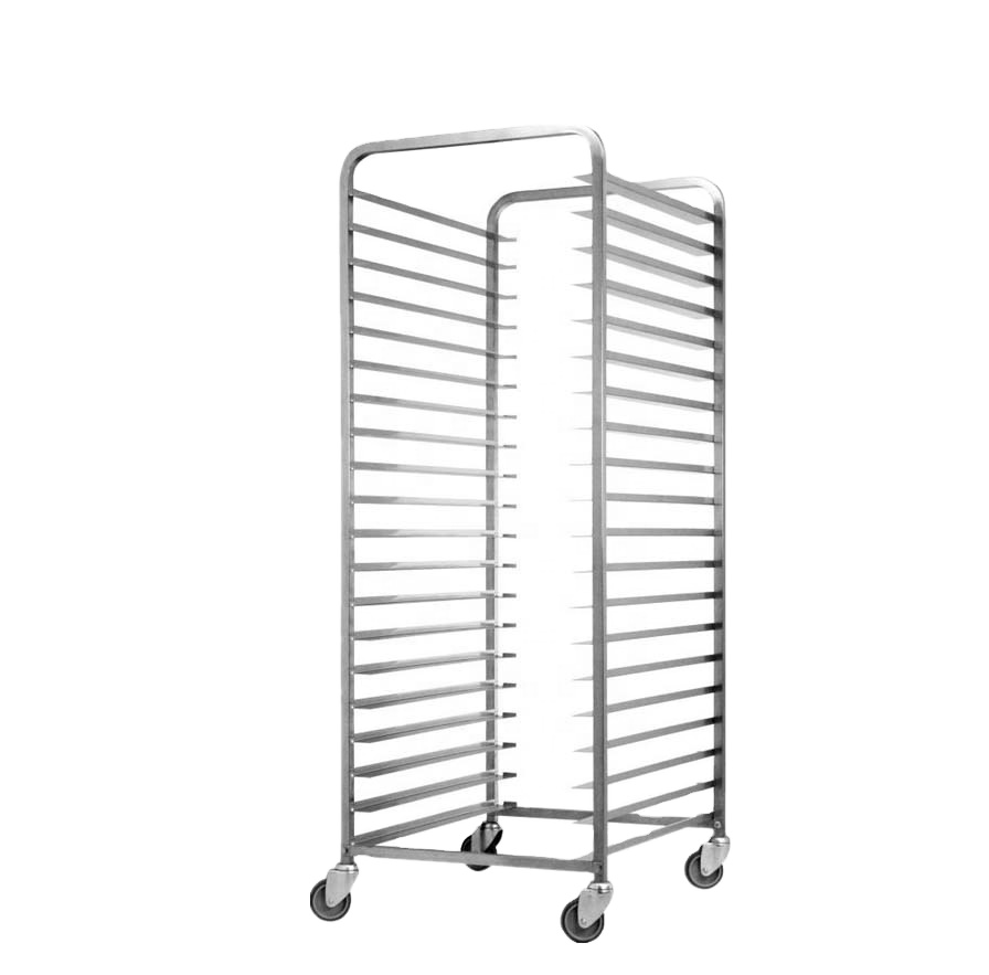 Kitchen Baking Cart - عربة تبريد من الفولاذ المقاوم للصدأ