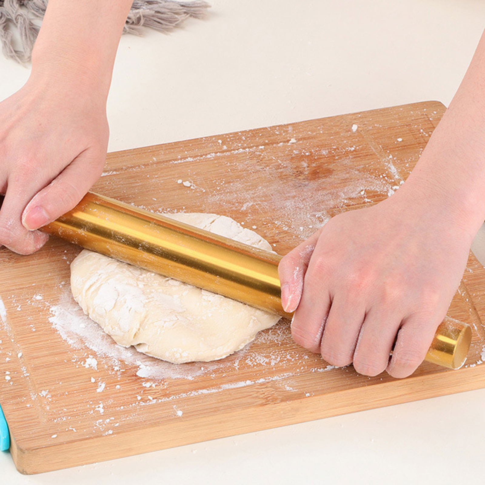 Kitchen Roller Baking - أداة خبز من الفولاذ المقاوم للصدأ