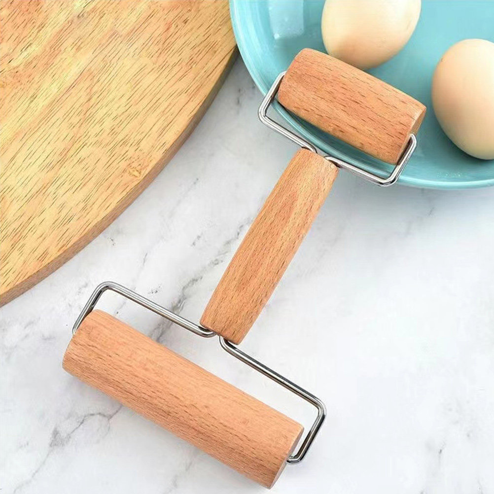 Kitchen Roller Baking - شوبك عجن مزدوج الأطراف مصنوع من