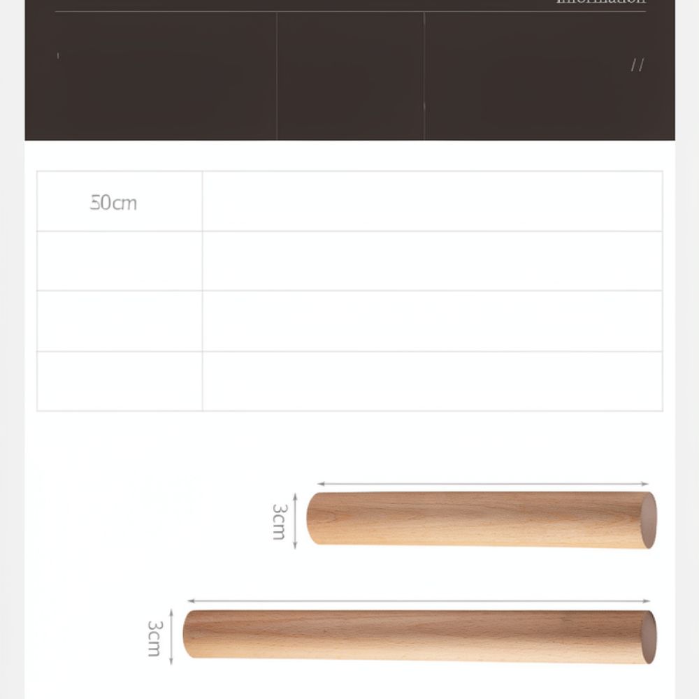 أداة فرد العجين الخشبية الصلبة - مراجعة Kitchen Roller Baking وسعره