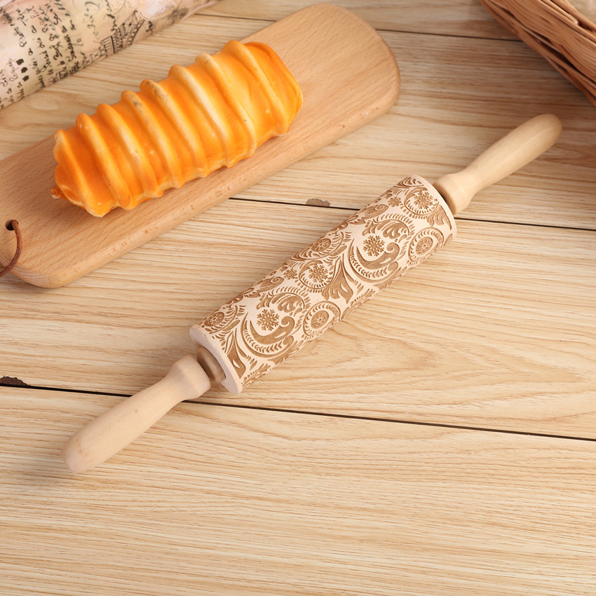 1 قطعة النقش محفورة شوبك الخبز - مراجعة Kitchen Roller Baking وسعره