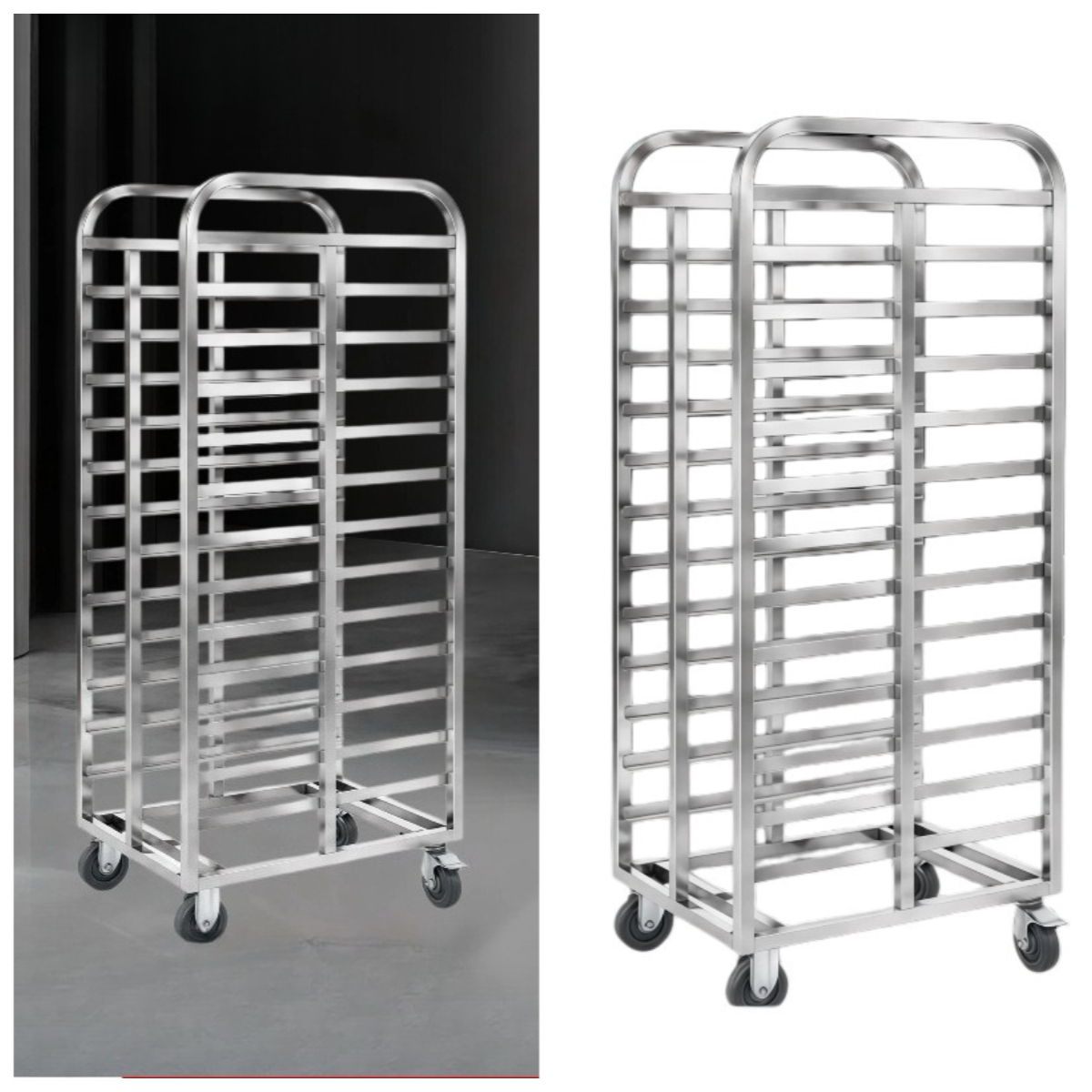 عربة خبز متعددة الطبقات من الف - مراجعة Kitchen Baking Cart وسعره