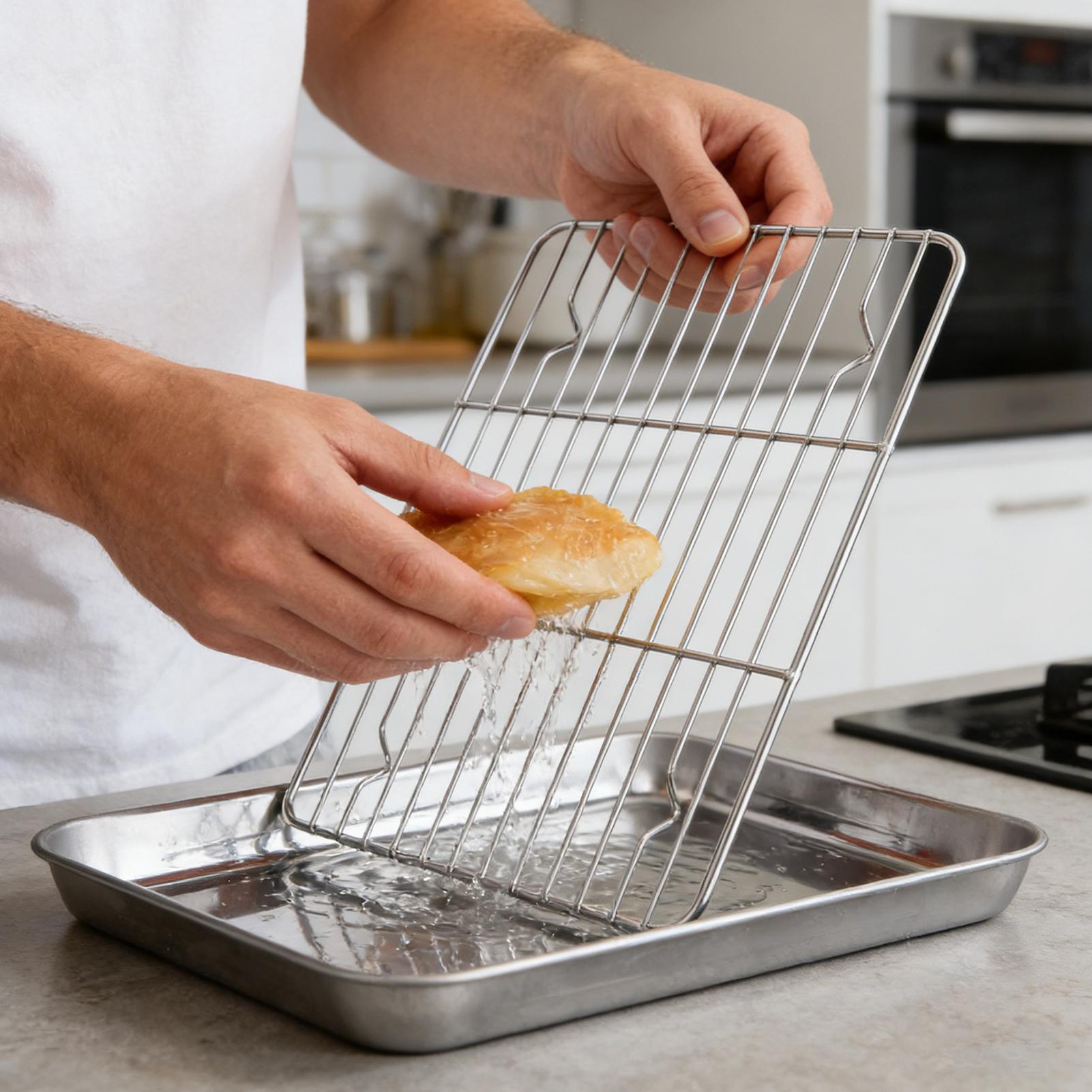 صينية خبز مع رف تبريد قابل للإ - مراجعة Kitchen Baking Cart وسعره