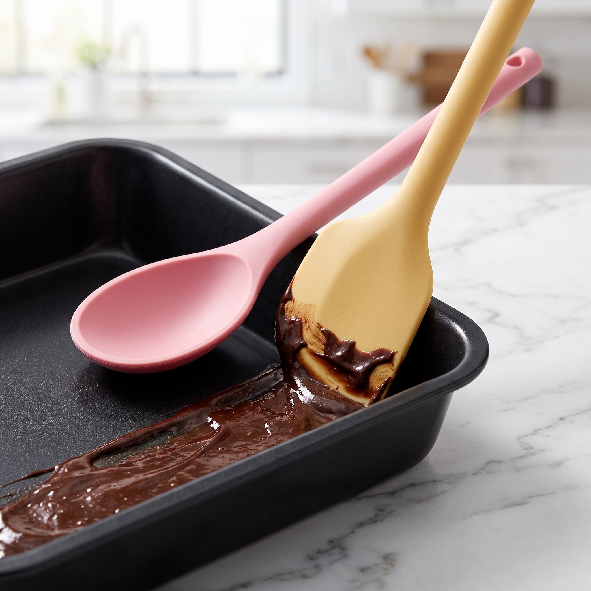 مجموعة ملاعق وسكاكين سيليكون ل - مراجعة Baking Kitchen Set وسعره